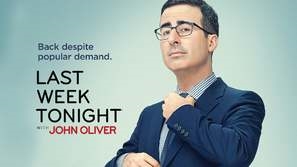 &quot;Last Week Tonight with John Oliver&quot; Wooden Framed Poster