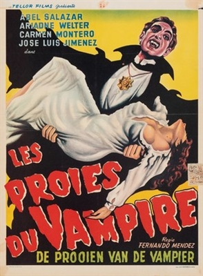 El Vampiro Canvas Poster