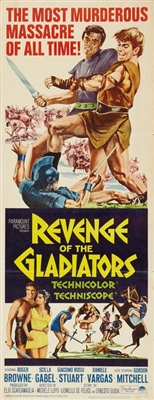 La vendetta di Spartacus Wooden Framed Poster