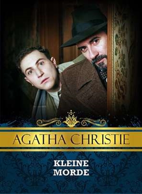 &quot;Les petits meurtres d&#039;Agatha Christie&quot; Wooden Framed Poster