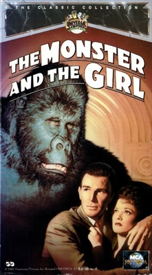 The Monster and the Girl Canvas Poster