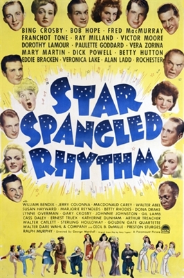 Star Spangled Rhythm Metal Framed Poster