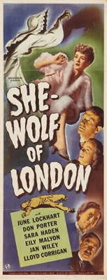 She-Wolf of London Metal Framed Poster