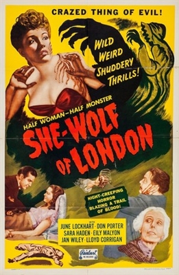 She-Wolf of London pillow