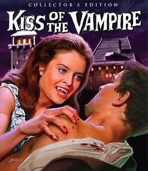 The Kiss of the Vampire Wood Print