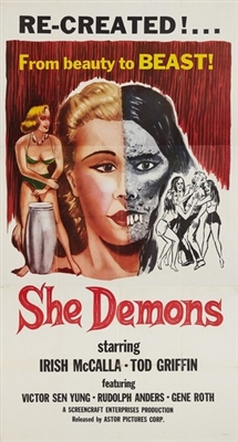 She Demons Wooden Framed Poster