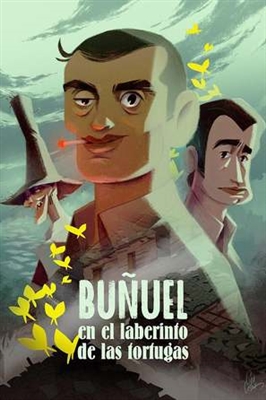 Buñuel en el laberinto de las tortugas Wood Print