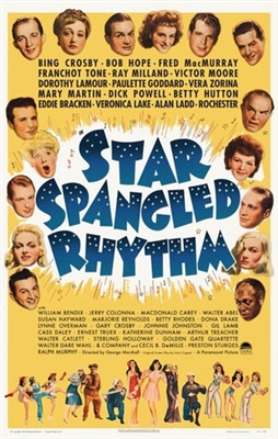 Star Spangled Rhythm Poster with Hanger