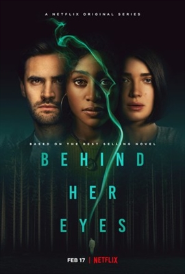 Behind Her Eyes Metal Framed Poster