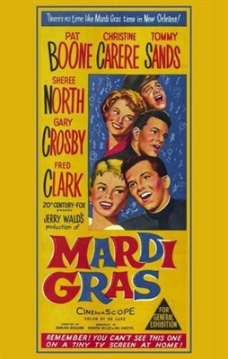 Mardi Gras Poster with Hanger