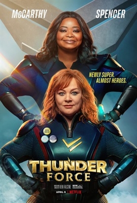 Thunder Force Metal Framed Poster