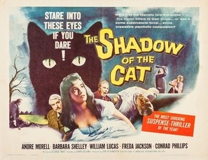 Shadow of the Cat Metal Framed Poster