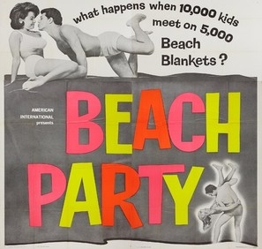 Beach Party Wooden Framed Poster