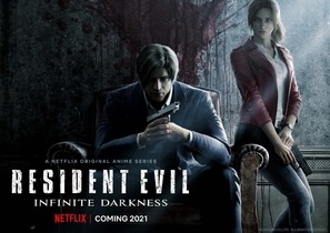 Resident Evil: Infinite Darkness Wooden Framed Poster