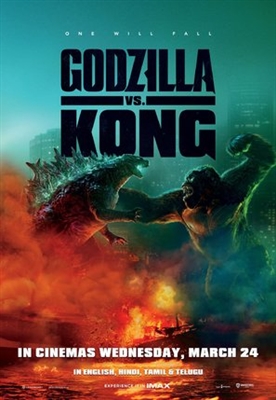 Godzilla vs Kong Official Poster Maglietta 
