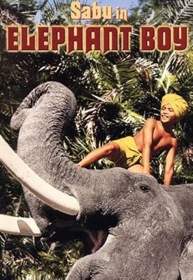 Elephant Boy Wooden Framed Poster