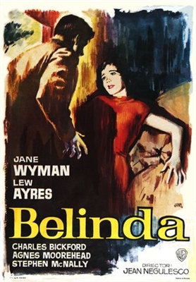 Johnny Belinda Wooden Framed Poster