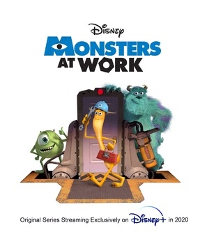 Monsters at Work Poster with Hanger