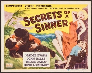 Sinners in Paradise Poster with Hanger