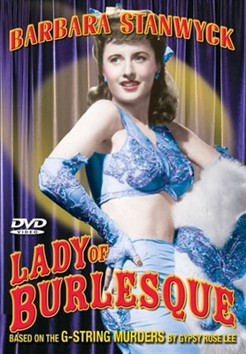 Lady of Burlesque Wooden Framed Poster
