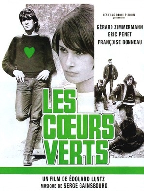 Les coeurs verts Metal Framed Poster
