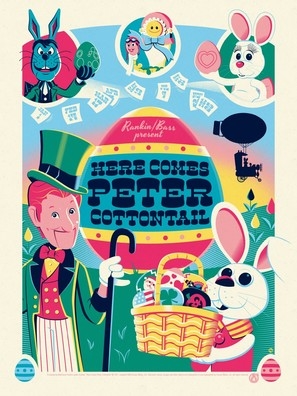 Here Comes Peter Cottontail Canvas Poster