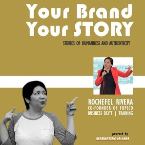 &quot;Your Brand Your Story&quot; Wooden Framed Poster