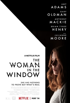 The Woman in the Window Wooden Framed Poster