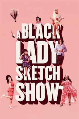 &quot;A Black Lady Sketch Show&quot; Wooden Framed Poster