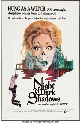 Night of Dark Shadows Canvas Poster