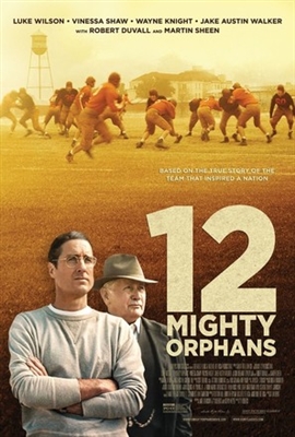 12 Mighty Orphans Wooden Framed Poster