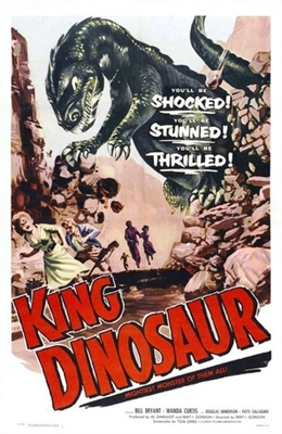 King Dinosaur Metal Framed Poster