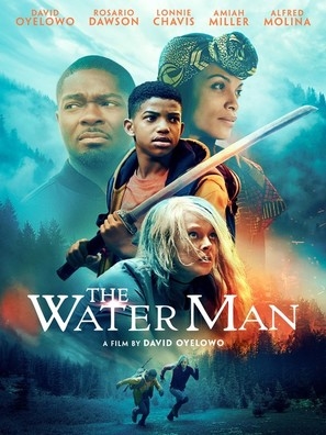 The Water Man Wooden Framed Poster