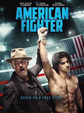American Fighter Poster with Hanger