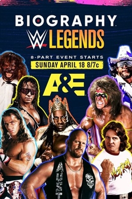 &quot;Biography: WWE Legends&quot; Wooden Framed Poster