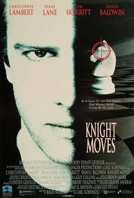 Knight Moves Wooden Framed Poster