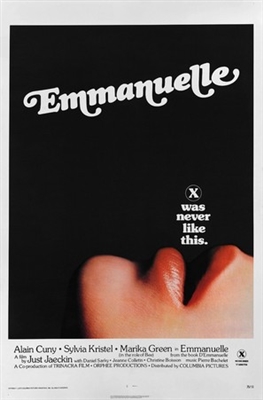 Emmanuelle Wooden Framed Poster