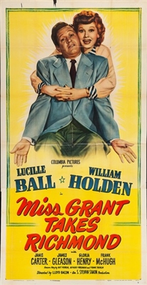 Miss Grant Takes Richmond Wooden Framed Poster