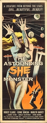 The Astounding She-Monster Canvas Poster