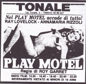Play Motel Poster with Hanger