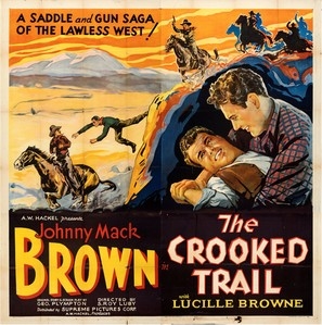 The Crooked Trail  Metal Framed Poster