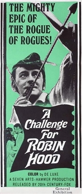 A Challenge for Robin Hood Wooden Framed Poster