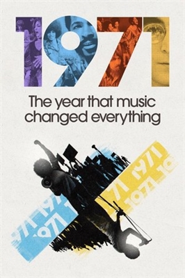 &quot;1971: The Year That Music Changed Everything&quot; Wood Print