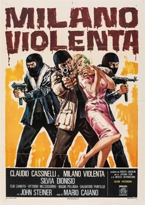 Milano violenta Poster with Hanger