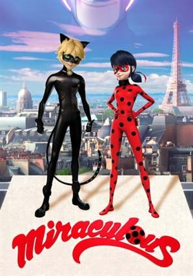 &quot;Miraculous: Tales of Ladybug &amp; Cat Noir&quot; Wooden Framed Poster