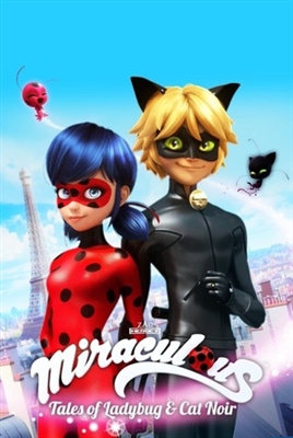 &quot;Miraculous: Tales of Ladybug &amp; Cat Noir&quot; Poster with Hanger