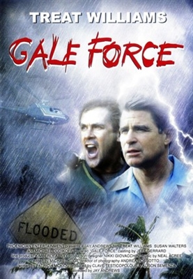 Gale Force Wooden Framed Poster