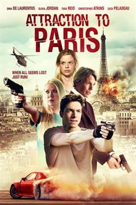 Attraction to Paris Poster with Hanger