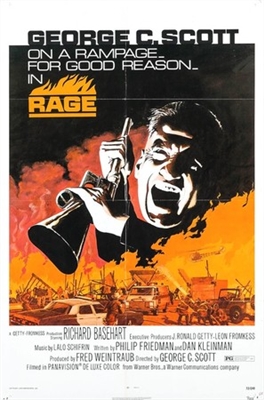 Rage Wooden Framed Poster