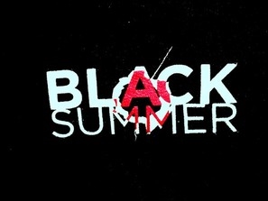 Black Summer Wood Print